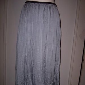 Womens Philosophy Sz 8 Icy Blue Faux Wrap Skirt